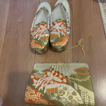 일본풍 조리 와 핸드백 세트