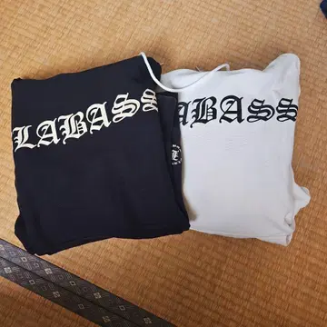 BLABASS 후드 부착 후드티 블랙