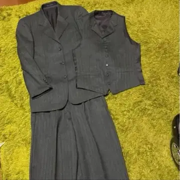 로얄 패션 오더 수트 3점 베스트 자켓 팬츠