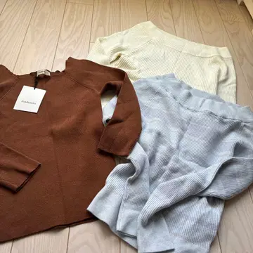 여성용 오프숄더 스웨터 모음