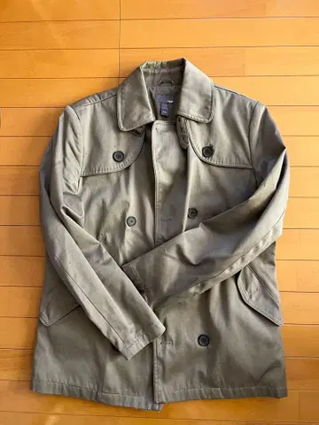 남성용 H&M 숏코트 카키