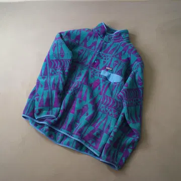 Patagonia 신틸라 스냅T XL 아즈텍 올 패턴 기하학 패턴