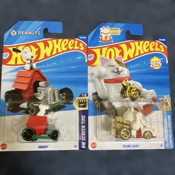 핫휠 PEANUTS 스누피 SNOOPY 마네키네코
