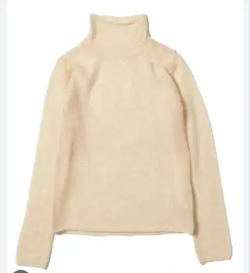미착용 Ray BEAMS 빔즈 시어 터틀넥 니트 상의