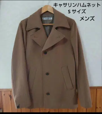 캐서린 햄넷 코트 S 남성용 울 코트 캐서린 햄넷 S