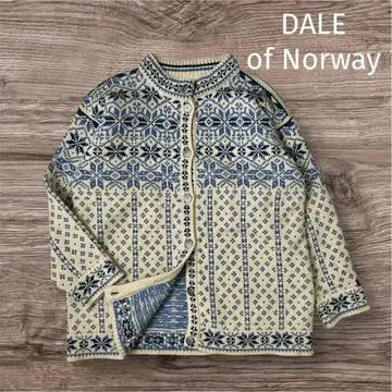 새상품급 DALE of Norway 노르딕 가디건 메탈 버튼