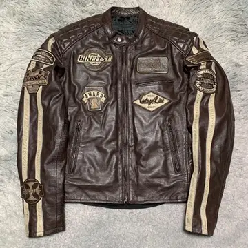 새상품급 레어 L DEGNER 데그너 바이크 의류 가죽 자켓