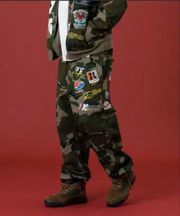 XLARGE 카모플라쥬 카고 팬츠 M 사이즈