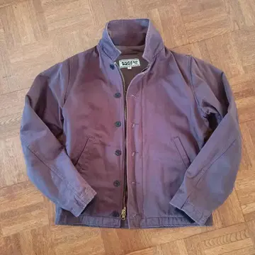 BLUCO 부루코 메카닉 자켓 브라운 x 퍼플