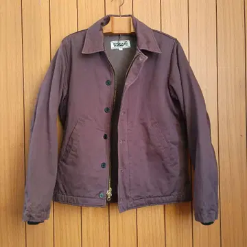 BLUCO 부루코 메카닉 자켓 브라운 x 퍼플