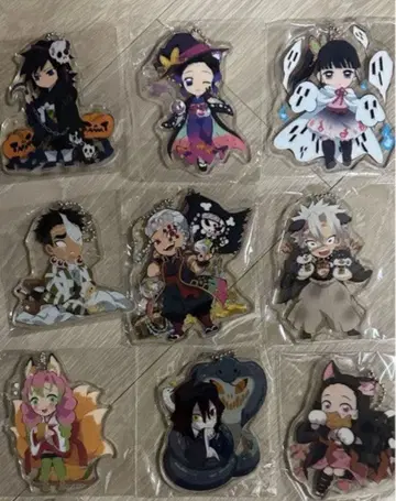 귀멸의 칼날 아크릴 참 할로윈