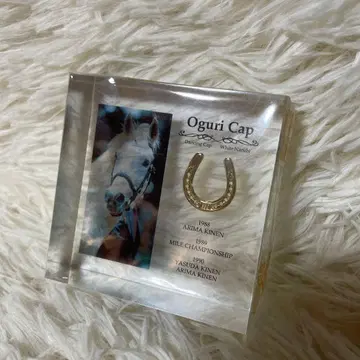 오구리 캡 Oguri Cap 아크릴 오브제 미사용품 레어 명마