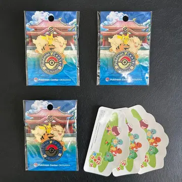 포켓몬 센터 오키나와 로고 핀즈 3개 세트 덤 포함