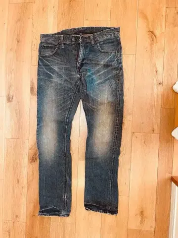 Lee 블랙 오일진 노구치 츠요시 착용