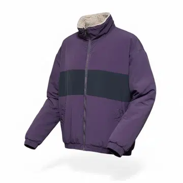 퍼플 플리스 자켓