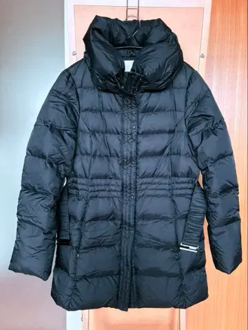 자유구 다운 자켓 블랙 벨트 포함