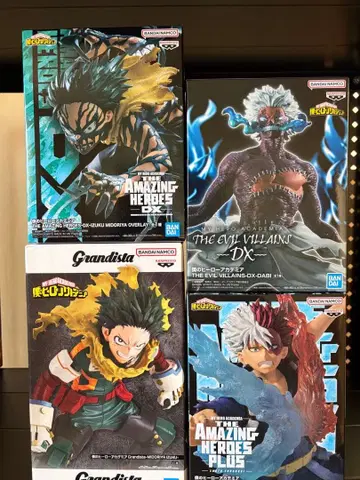 나의 히어로 아카데미아 피규어 세트 다비 토도로키 쇼토 미도리야 이즈쿠