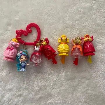 프리큐어 캐릭터 7개 세트 키링 포함