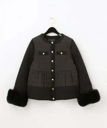 그레이스 콘티넨탈 퀼트 저리 다운 자켓