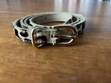 레오파드 무늬 여성용 벨트