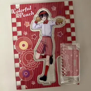 컬러풀 피치 다이너 아크릴 스탠드 유안군