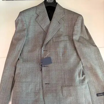 새상품 BOGGI MILANO 글렌체크 패턴 수트 이탈리아제 사이즈 48