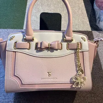 사만사 베가 핑크 핸드백