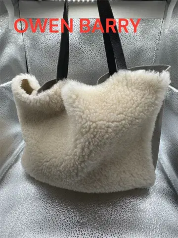 OWEN BARRY 아이보리 토트백