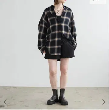 [택 포함 새상품] 스픽 앤 스팬 울 숏팬츠 블랙