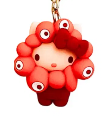 산리오 미야쿠미야쿠 변신 입체 마스코트 키링 최애 컬러 키티