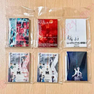 영화 에반게리온 포스터 아크릴 블록 전종 .