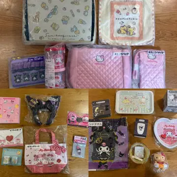 [ 미개봉 새상품 ] 21점 Sanrio 캐릭터 상품 세트