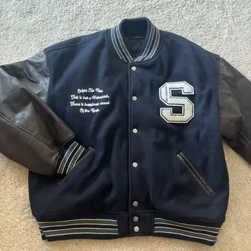 Springfield 바시티 자켓 네이비