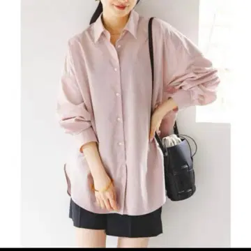 NOBLE 이지케어 루즈 드레이프 셔츠