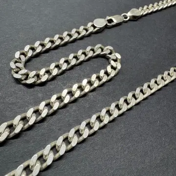 [ 60cm 50g ] 6면 더블 키헤이 체인 목걸이