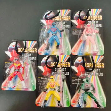 비밀전대 고레인저 다이캐스트 액션 피규어 전 5종 컴플리트