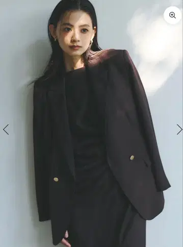 새상품 아뉴앙스 베이직 더블 자켓 브라운 1