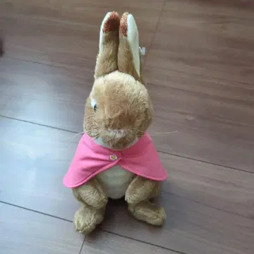 피터 래빗 봉제 인형 핑크 망토 포함