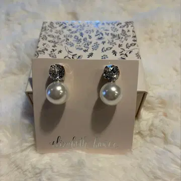 Elizabeth Bower Duet Stud 펄 귀걸이
