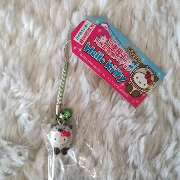 지역 한정 키티 미에 한정 천연기념물 고자이쇼 일본사슴 뿌리 스트랩