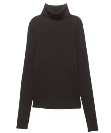 캐시미어 혼방 핏 리브 니트탑