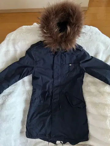 Lee ALPHA storm rider 네이비 모즈 코트