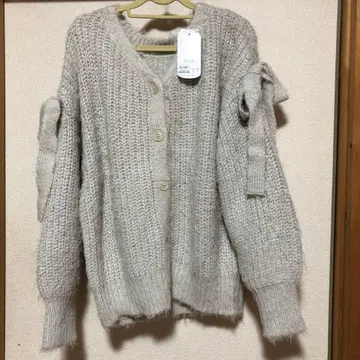 라이트 베이지 가디건 니트 니트 가디건 라메 가디건