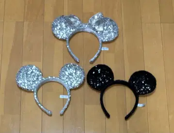 미니 귀 머리띠 3개 세트