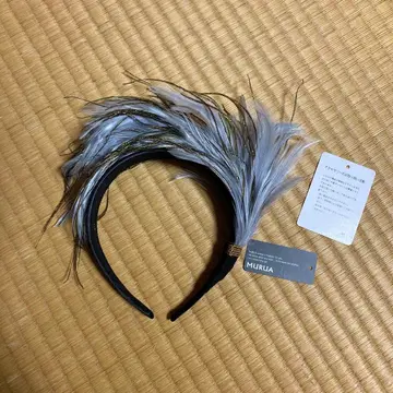 MURUA 페더 헤어밴드 MR-1 그레이 계열