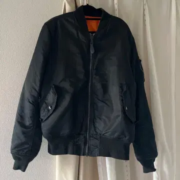 ALPHA INDUSTRIES MA-1 블랙 L 사이즈