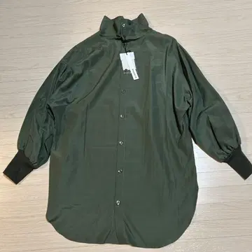 [ 정가 14,300엔 ] 라디에이트 긴팔 캐주얼 셔츠 다크 카키 M