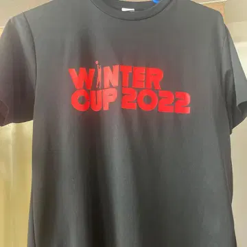 WINTER CUP 2022 티셔츠 블랙