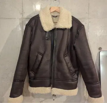 새상품급 ZARA 자라 B-3 무스탕 보아 자켓 플라이트 자켓 M