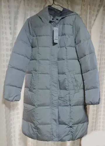 뮤즈 리파인 로즈 다운 코트 그레이 M 사이즈